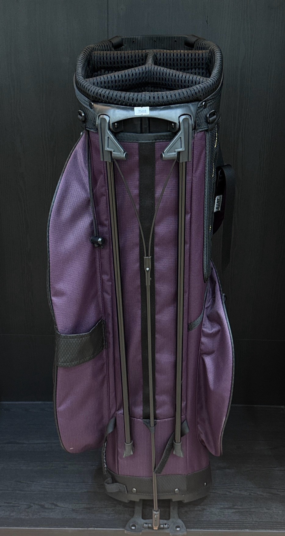 Scotty Cameron Pathfinder Stand Bag – Deep Purple / Neon Yellow - Image 4